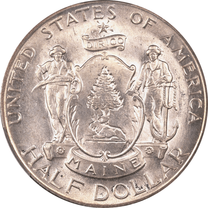 1920 Maine Commemorative Half Dollar (50c) Obverse Image