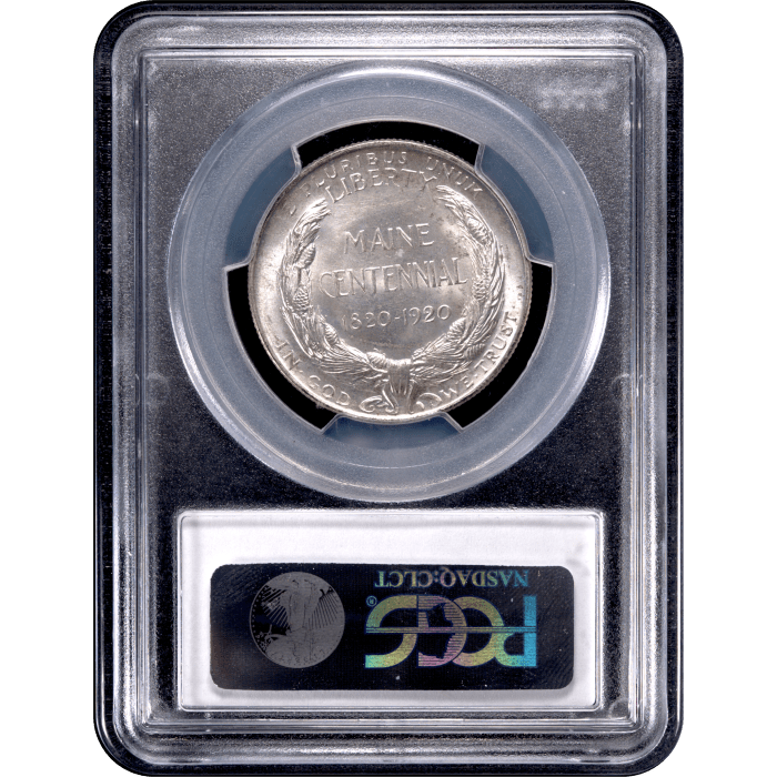 1920 Maine Commemorative Half Dollar (50c) SLAB Image