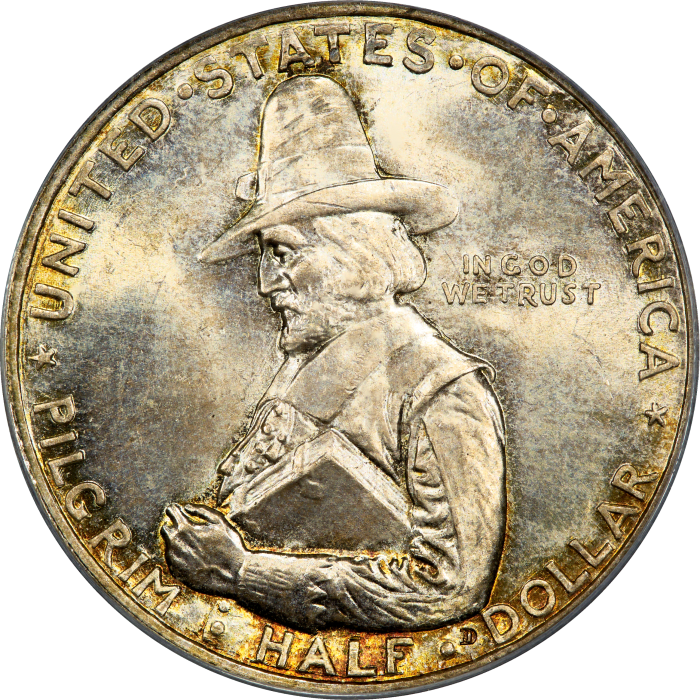 1920 Pilgrim Commemorative Half Dollar (50c) OBVERSE Image