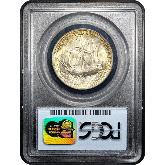 1920 Pilgrim Commemorative Half Dollar (50c) SLAB Image