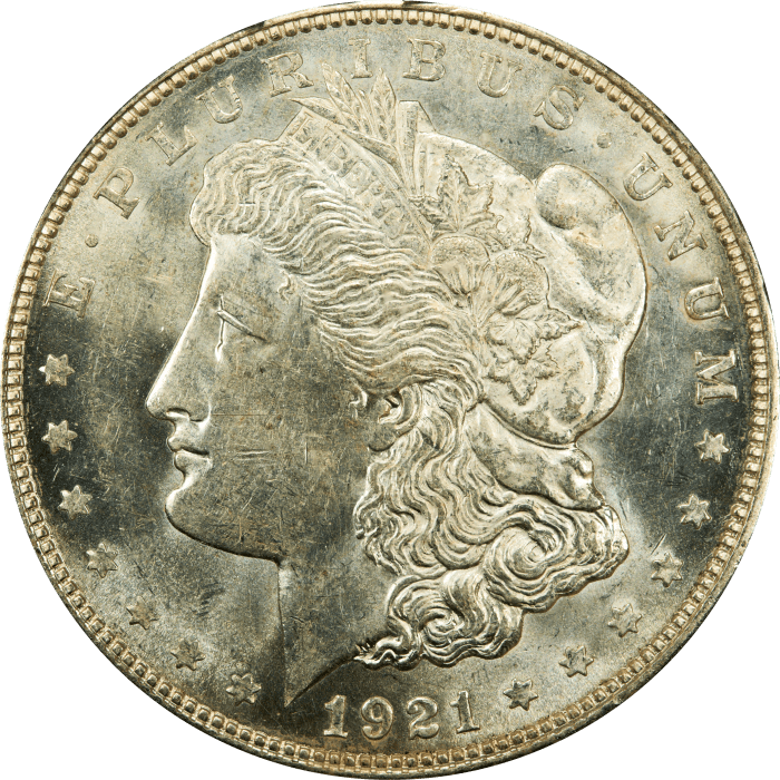 1921-D Morgan Dollar ($1) OBVERSE Image