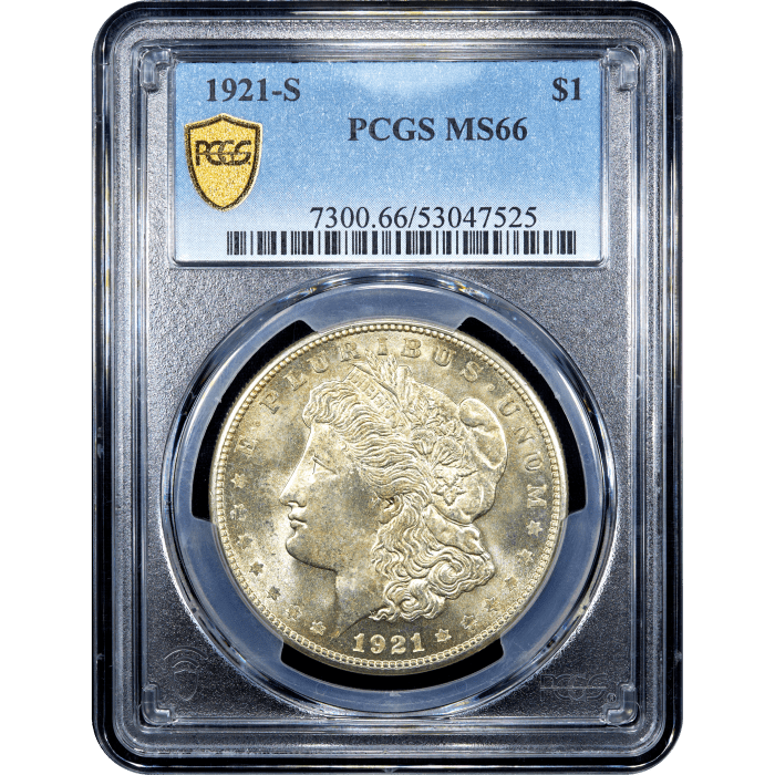 1921-S Morgan Dollar ($1) Obverse Slab Image