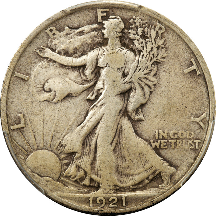 1921 Walking Liberty Half Dollar (50c) Obverse Image