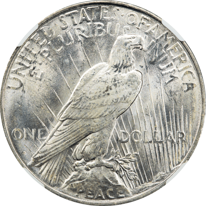 1922-D Peace Dollar ($1) REVERSE Image