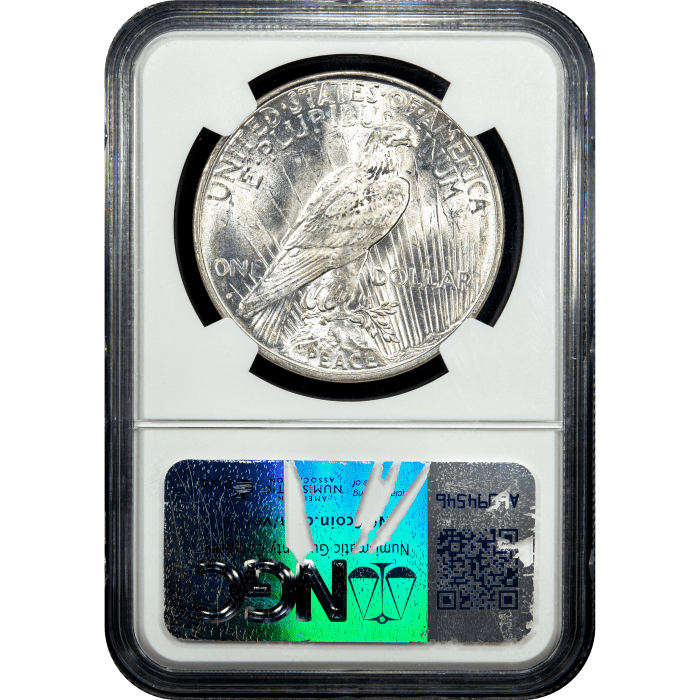 1922-D Peace Dollar ($1) SLAB Image