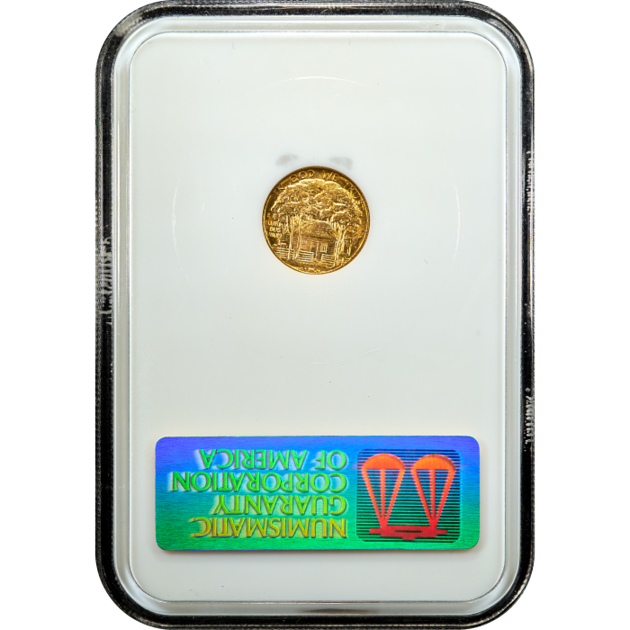 1922 Grant with Star Commem Gold Dollar ($1) SLAB Image