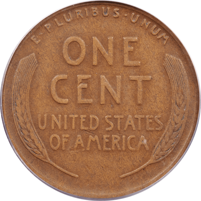 1922 No D Lincoln Cent (1c) Strong Reverse Reverse Image