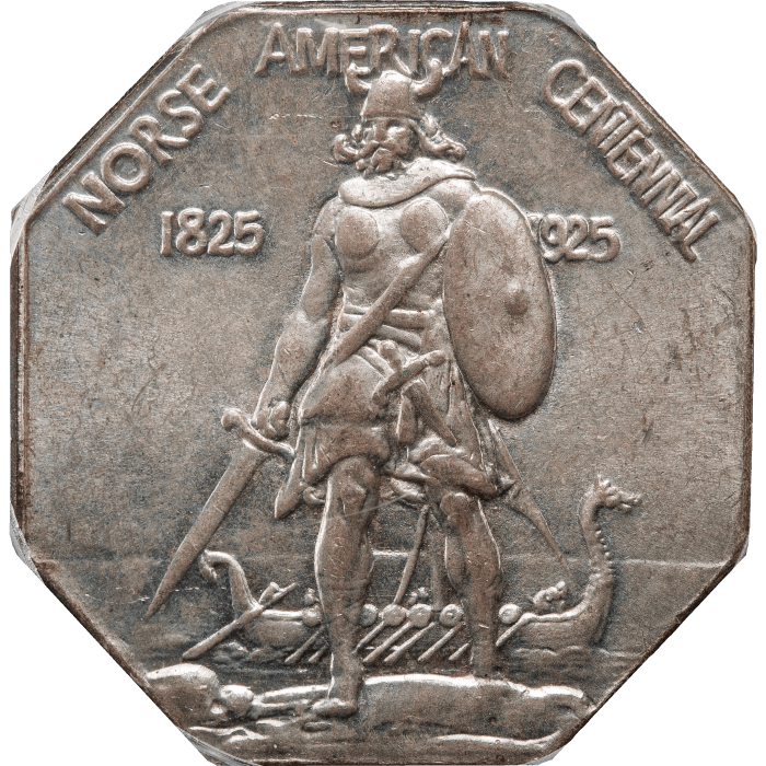 1922 Norse American Medal - Thick Obverse Image