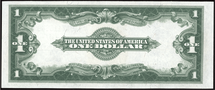 1923 $1 Silver Certificate Reverse Image