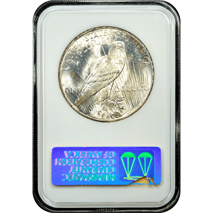 1923 Peace Dollar ($1) SLAB Image