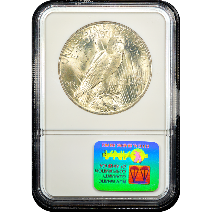 1923 Peace Dollar ($1) Reverse Slab Image