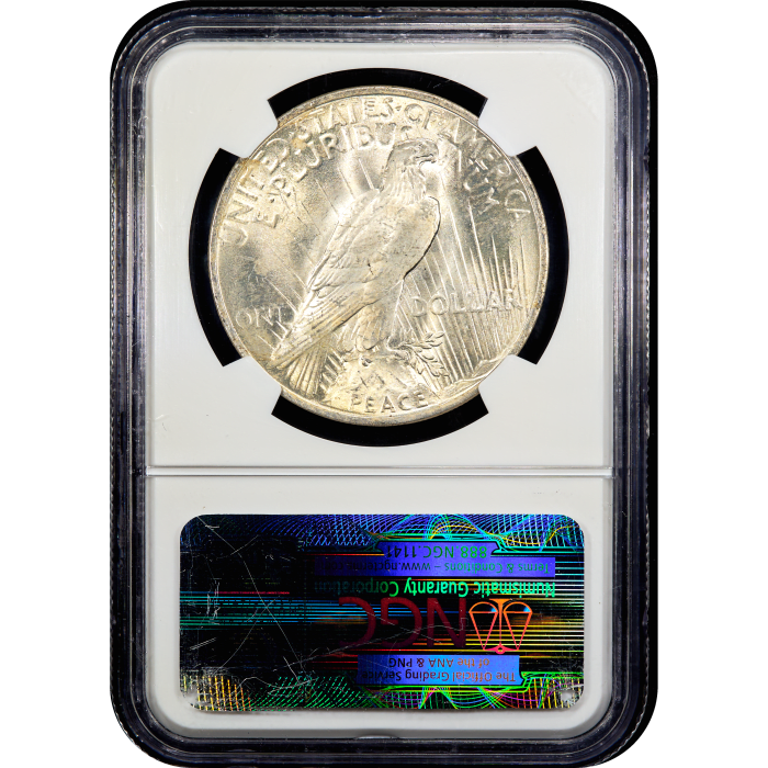 1923 Peace Dollar ($1) Reverse Slab Image
