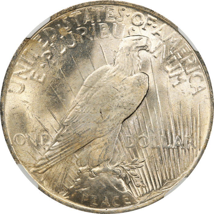 1923 Peace Dollar ($1) Reverse Image