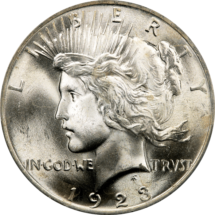 1923 Peace Dollar ($1) Obverse Image