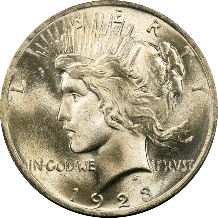 1923 Peace Dollar ($1) Obverse Image
