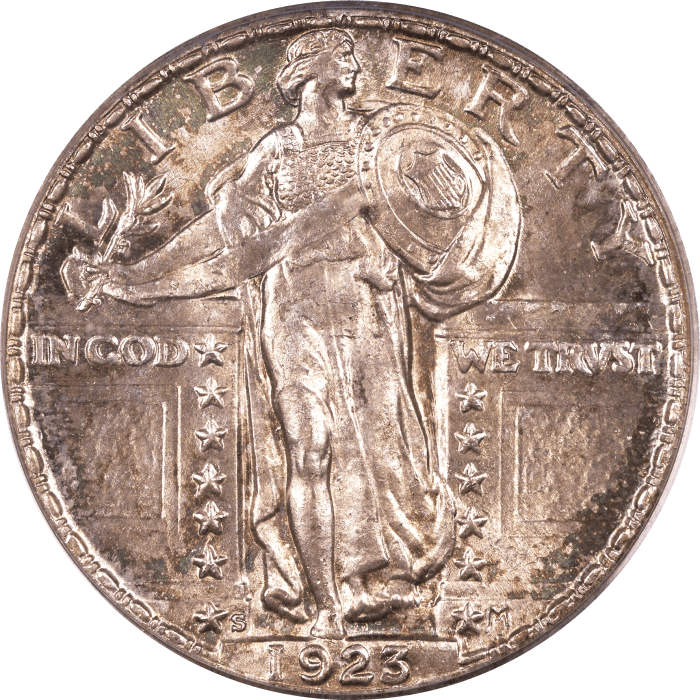 1923-S Standing Liberty Quarter (25c) Obverse Image