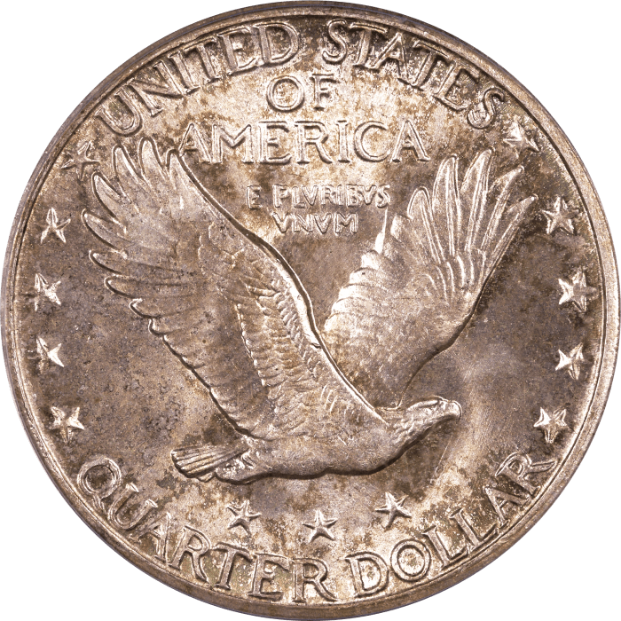 1923-S Standing Liberty Quarter (25c) Reverse Image