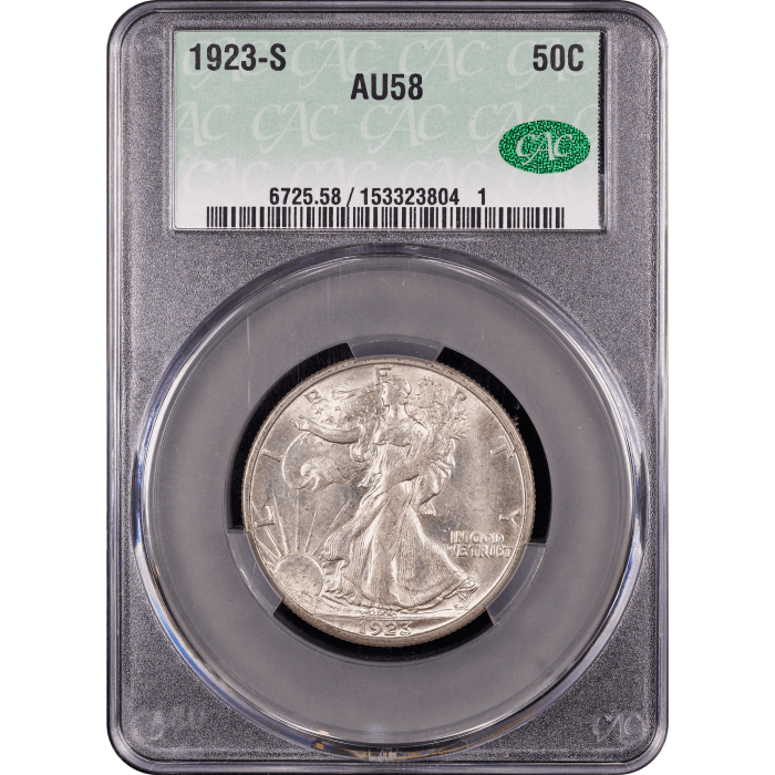 1923-S Walking Liberty Half (50c) Obverse Slab Image