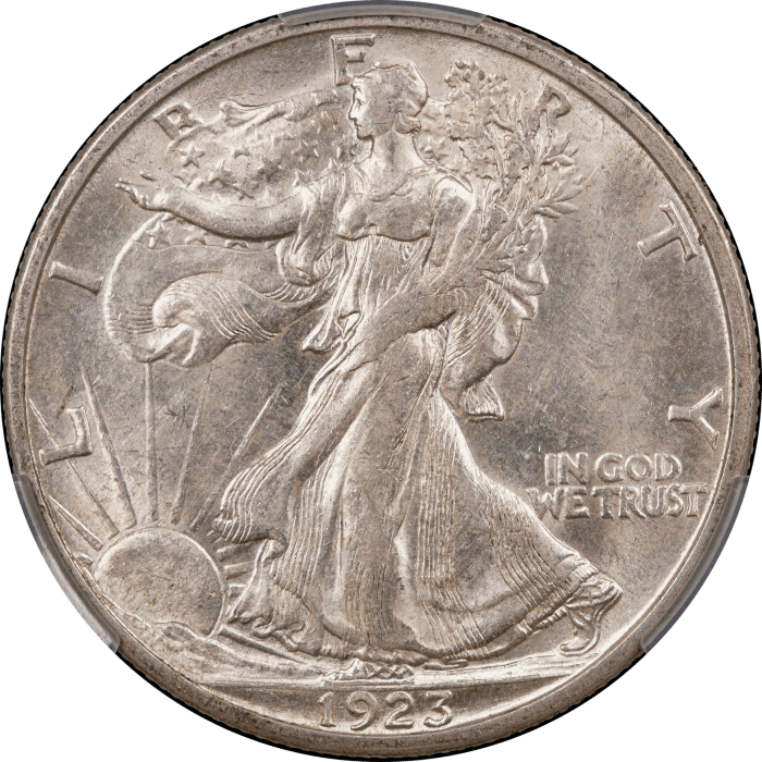 1923-S Walking Liberty Half (50c) Obverse Image