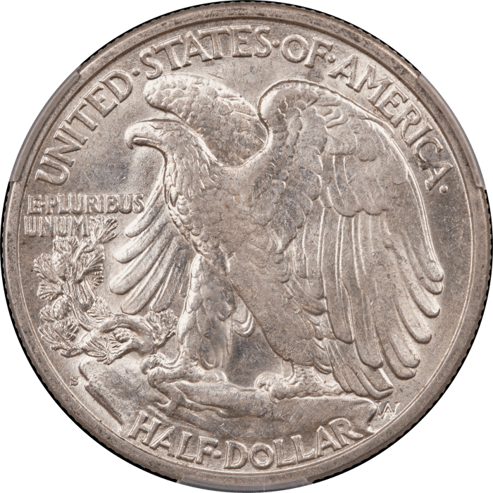1923-S Walking Liberty Half (50c) Reverse Image
