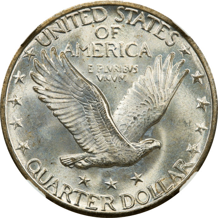1924-D Standing Liberty Quarter (25c) REVERSE Image