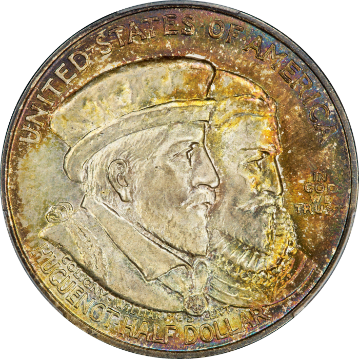 1924 Huguenot Commem Half Dollar (50c) OBVERSE Image
