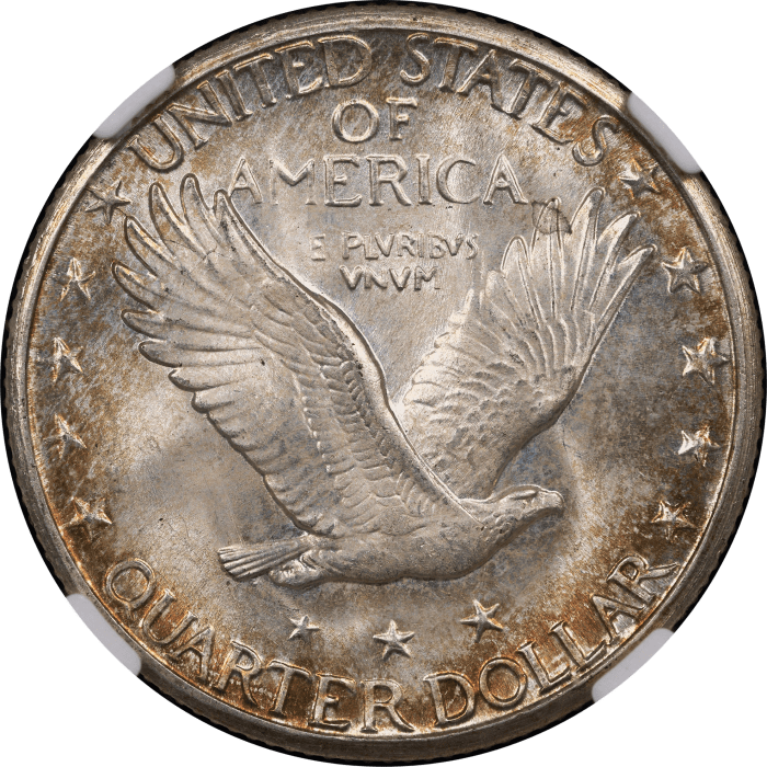1924-S Standing Liberty Quarter (25c) Reverse Image