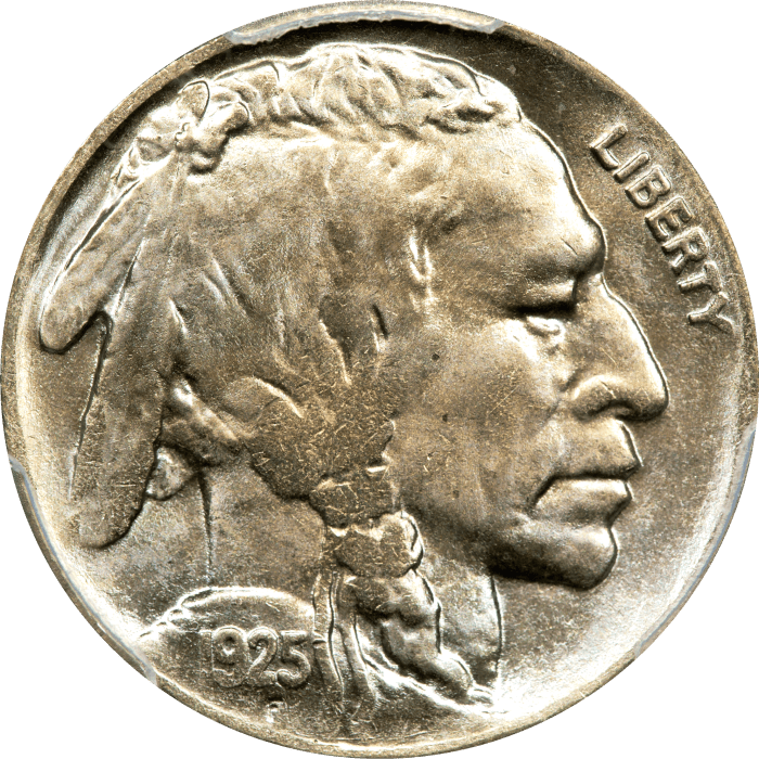 1925 Buffalo Nickel (5c) OBVERSE Image