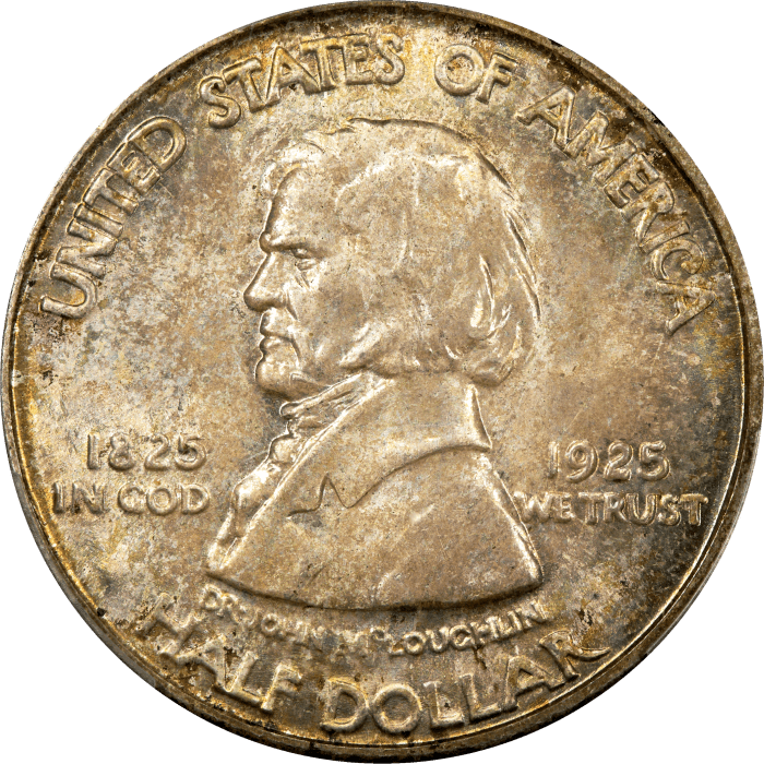 1925 Fort Vancouver Commemorative Half (50c) Obverse Image