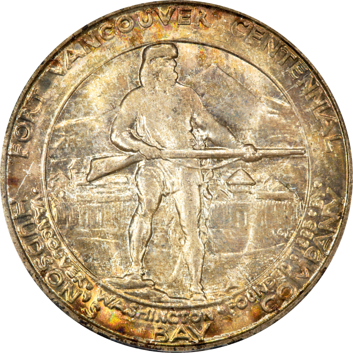 1925 Fort Vancouver Commemorative Half (50c) Reverse Image