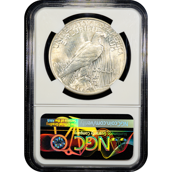 1926-D Peace Dollar ($1) Reverse Slab Image