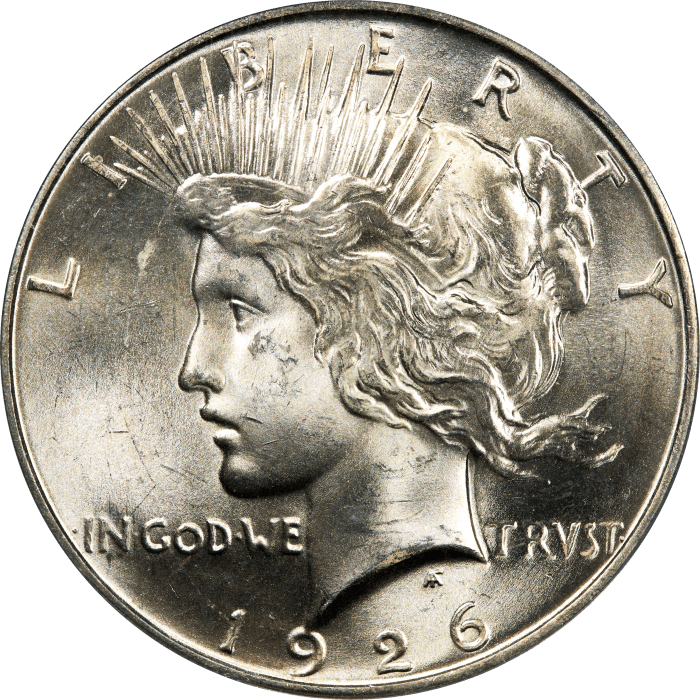 1926-D Peace Dollar ($1) OBVERSE Image
