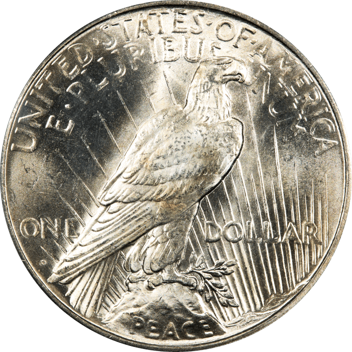 1926-D Peace Dollar ($1) REVERSE Image