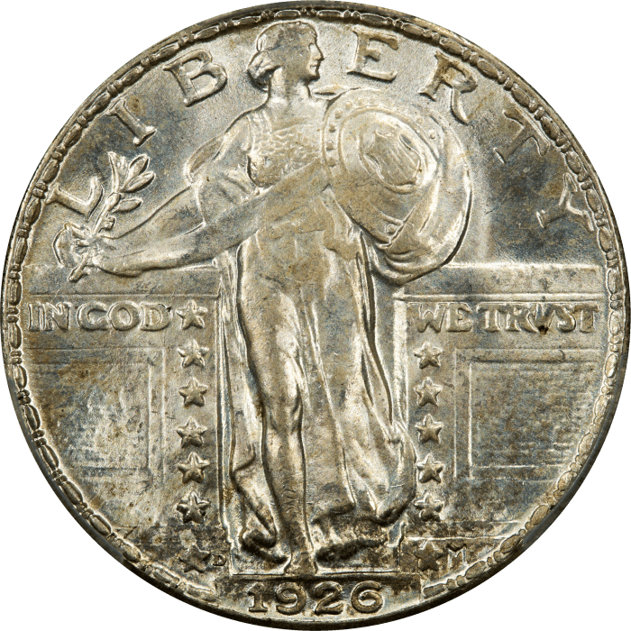 1926-D Standing Liberty Quarter (25c) OBVERSE Image