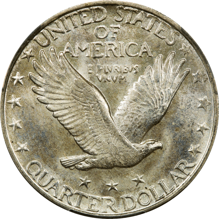 1926-D Standing Liberty Quarter (25c) REVERSE Image