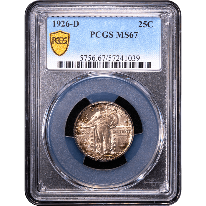 1926-D Standing Liberty Quarter (25c) Obverse Slab Image
