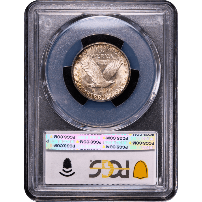 1926-D Standing Liberty Quarter (25c) Reverse Slab Image