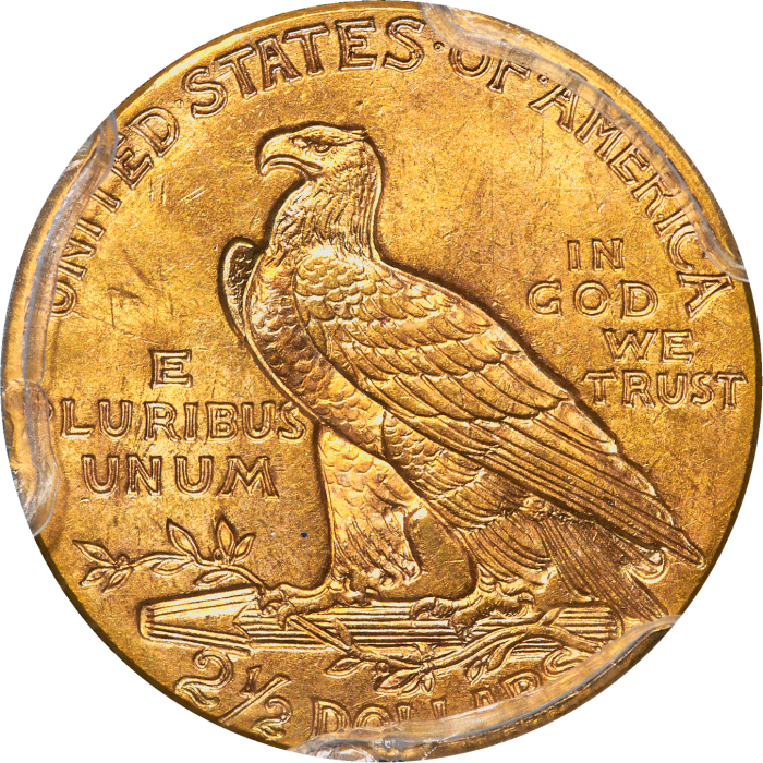 1926 Indian Gold Quarter Eagle ($2.50) REVERSE Image