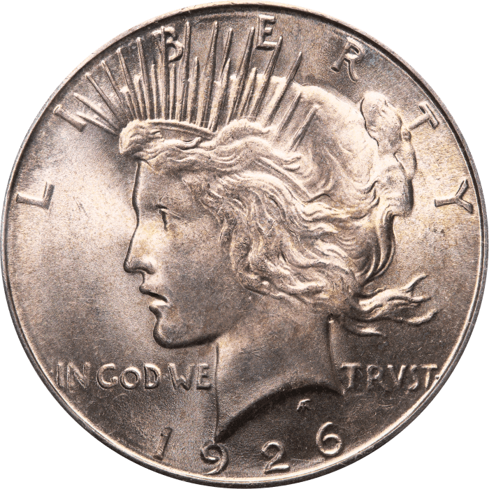 1926-S Peace Dollar ($1) Obverse Image