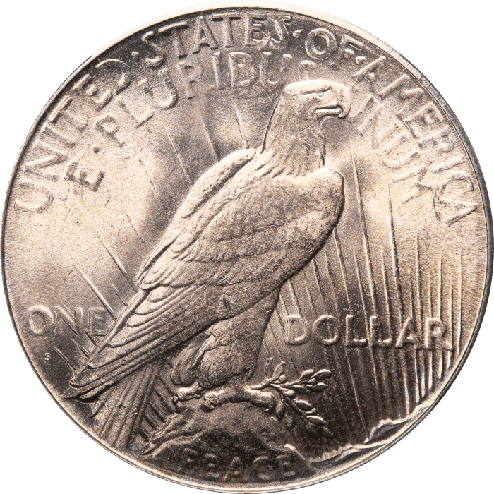 1926-S Peace Dollar ($1) Reverse Image