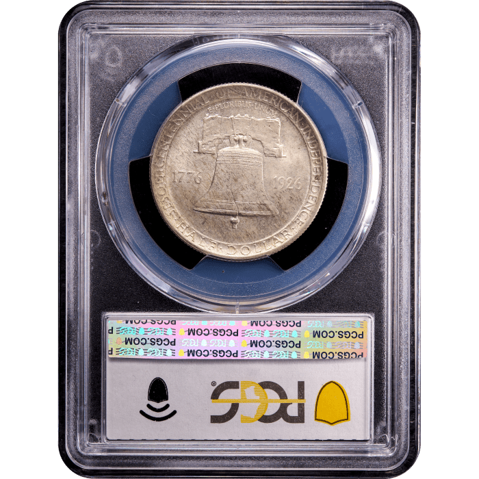 1926 Sesquicentennial Commem Half Dollar (50c) Reverse Slab Image