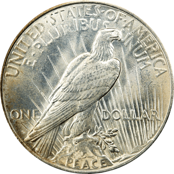 1927-D Peace Dollar ($1) Reverse Image