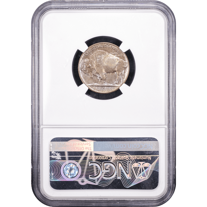 1927-S Buffalo Nickel (5c) Reverse Slab Image