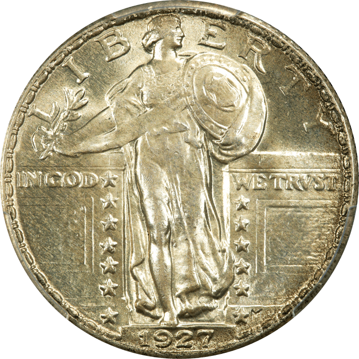 1927 Standing Liberty Quarter (25c) Obverse Image