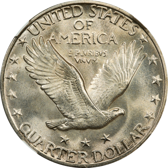 1928-D Standing Liberty Quarter (25c) REVERSE Image