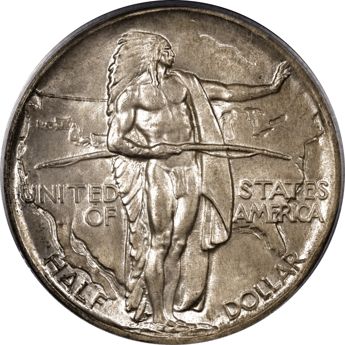 1928 Oregon Commemorative Half Dollar (50c) OGH OBVERSE Image