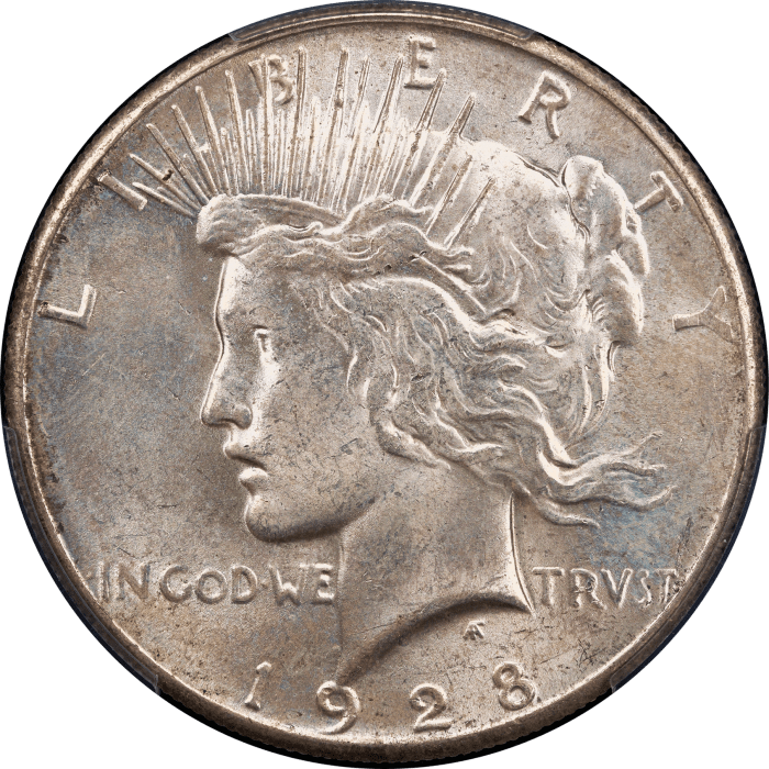 1928 Peace Dollar ($1) Obverse Image