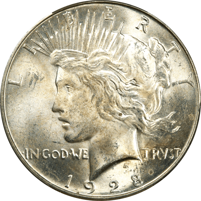 1928-S Peace Dollar ($1) OBVERSE Image
