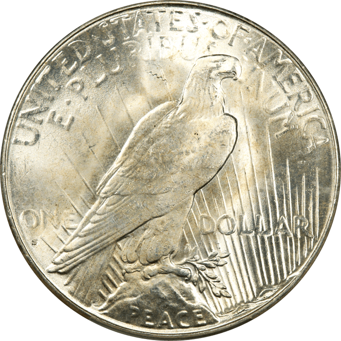 1928-S Peace Dollar ($1) REVERSE Image