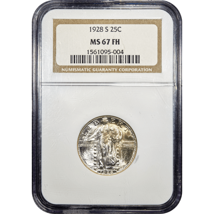 1928-S Standing Liberty Quarter (25c) Obverse Slab Image